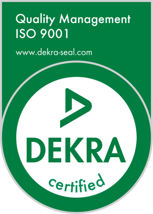 DEKRA ISO 9001 certificate for quality management
